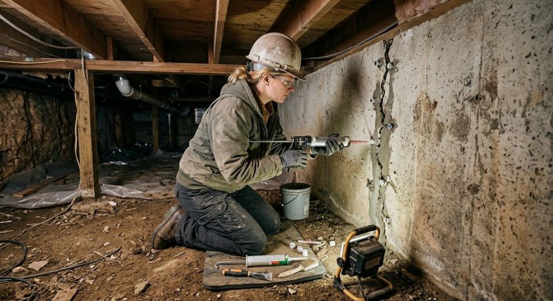 Basement Foundation Repair in Exeter, NH