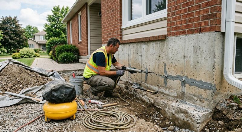 Basement Foundation Repair in Hampstead, NH