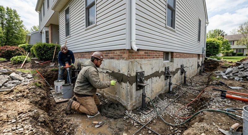 Basement Foundation Repair in New Durham, NH