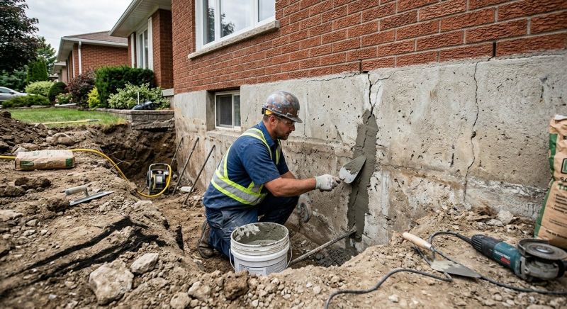 Basement Foundation Repair in Stratham, NH