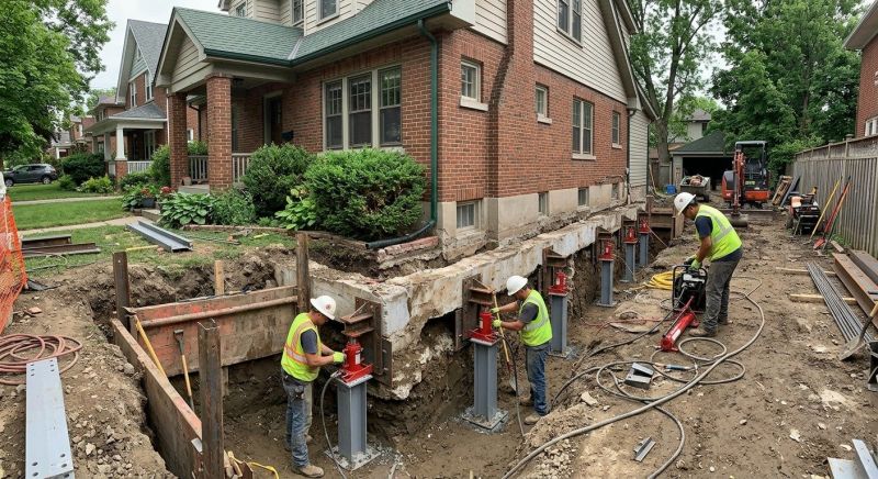Basement Underpinning in Dover, NH