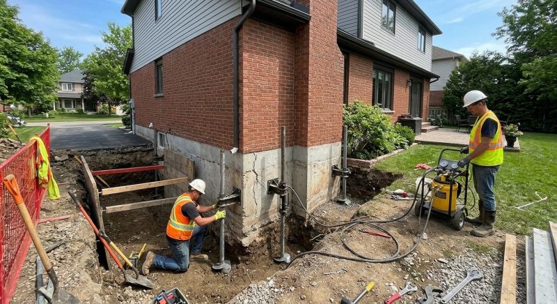Basement Underpinning in Dover, NH