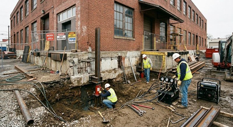 Building Foundation Repair in Rochester, NH