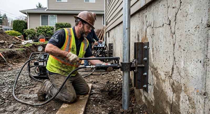 Concrete Foundation Leveling in Rye, NH