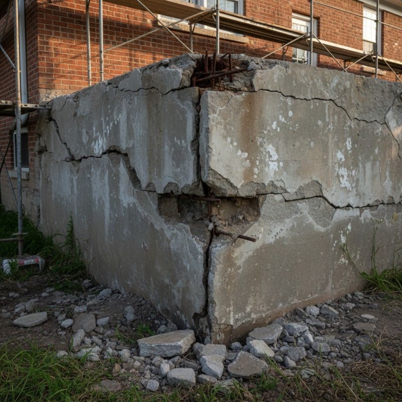 Cracked Foundation Repair in Hampton, NH