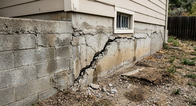 Cracked Foundation Repair in Rye, NH