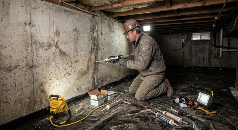 Crawlspace Foundation Repair in Center Barnstead, NH