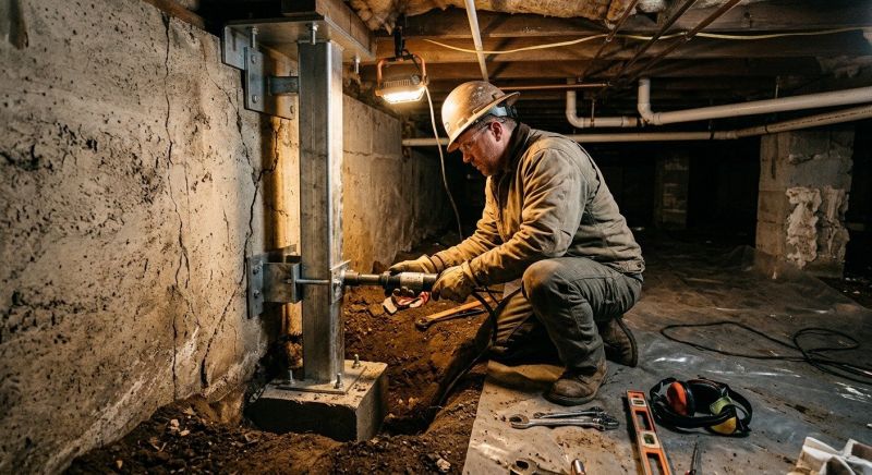 Crawlspace Foundation Repair in Kittery, ME