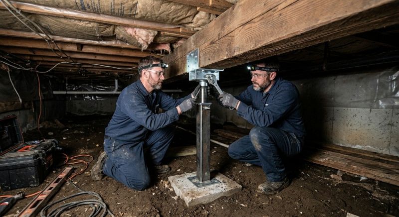 Crawlspace Foundation Repair in Kittery, ME