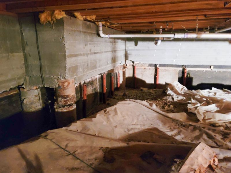 Crawlspace Foundation Repair in Pittsfield, NH