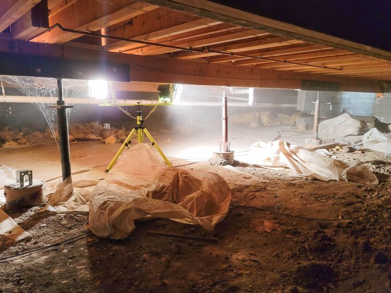 Crawlspace Foundation Repair in Raymond, NH