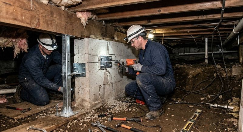 Crawlspace Foundation Repair in Sandown, NH