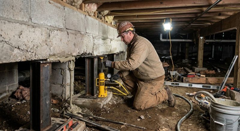 Crawlspace Foundation Repair in Wells, ME