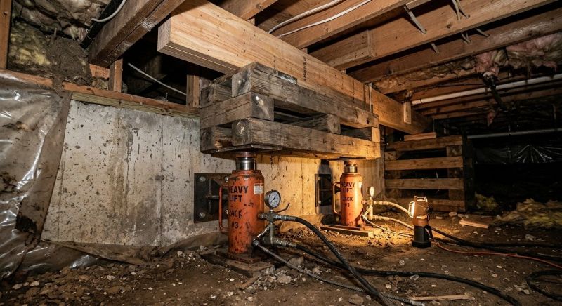 Foundation Jacking in Cape Neddick, ME