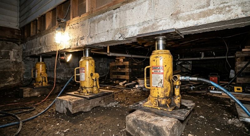 Foundation Jacking in Durham, NH