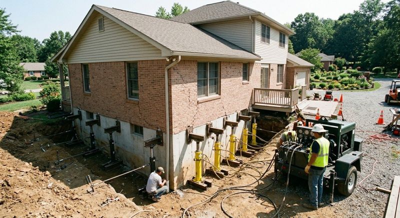 Foundation Jacking in Epping, NH