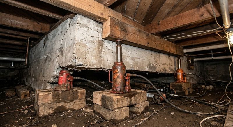 Foundation Jacking in Hampton, NH