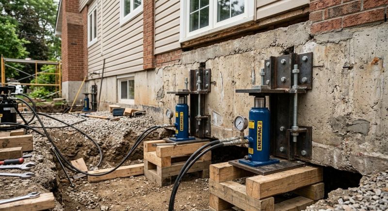 Foundation Jacking in Ogunquit, ME