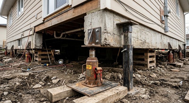 Foundation Lifting in Salisbury, MA
