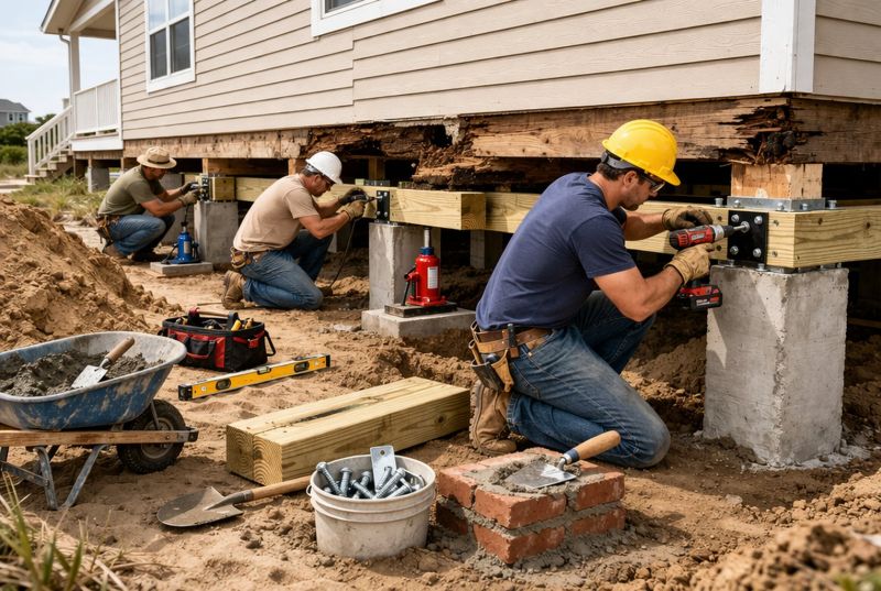 Foundation Raising in Pittsfield, NH
