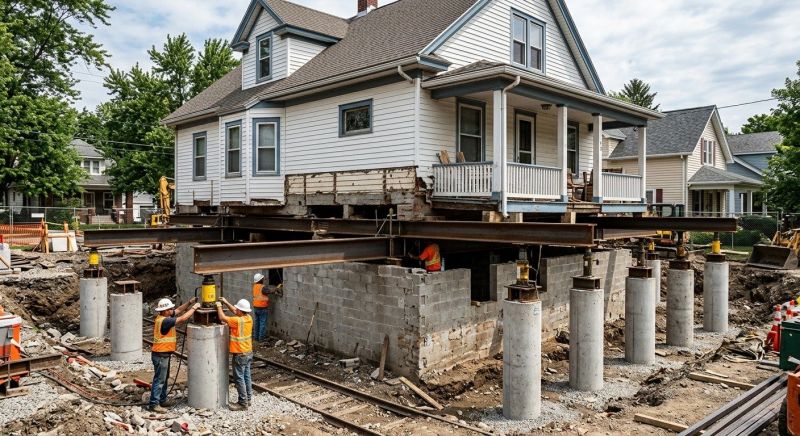 Foundation Raising in Stratham, NH