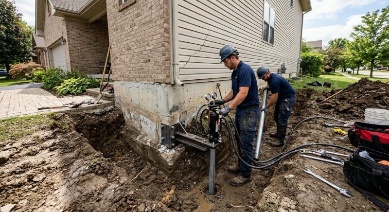 Foundation Settlement Repair in Dover, NH