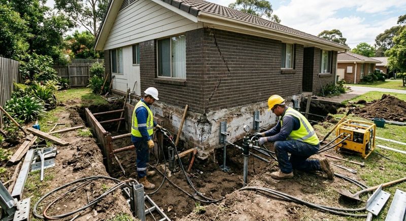 Foundation Stabilizing in Nottingham, NH