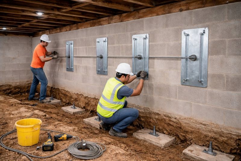 Foundation Stabilizing in Ogunquit, ME