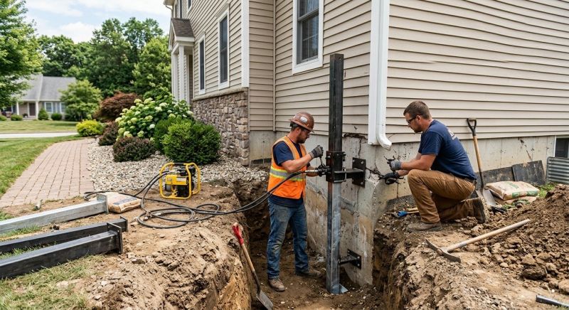 Foundation Stabilizing in Raymond, NH