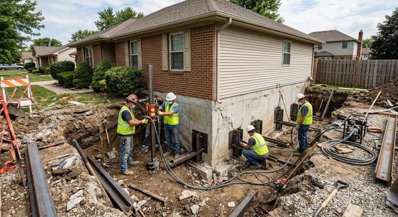 Foundation Structural Repair in Amesbury, MA