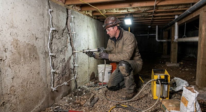 Foundation Underpinning in Dover, NH
