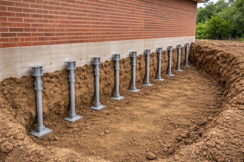Helical Pile Installation in Dover, NH