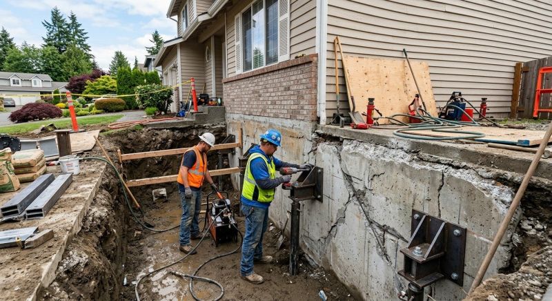 Home Foundation Repair in Rochester, NH