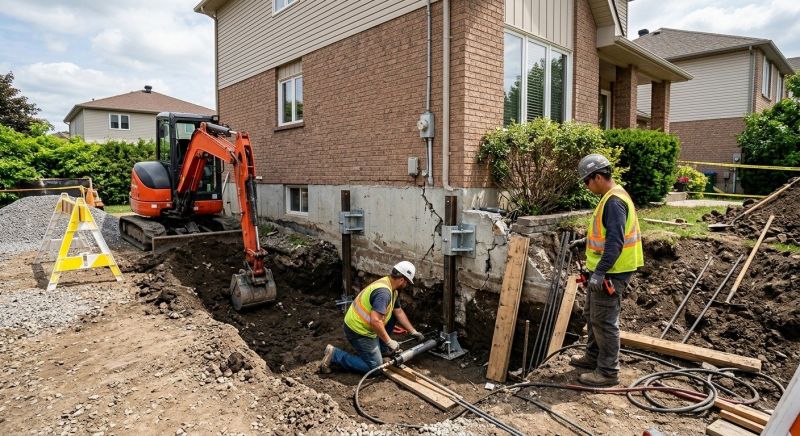 House Foundation Repair in South Berwick, ME