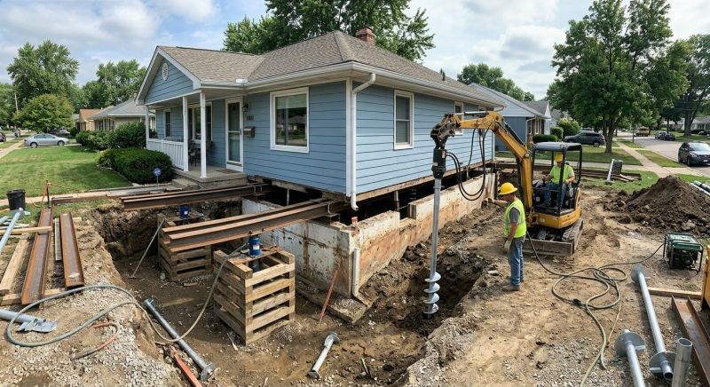 House Underpinning in Dover, NH