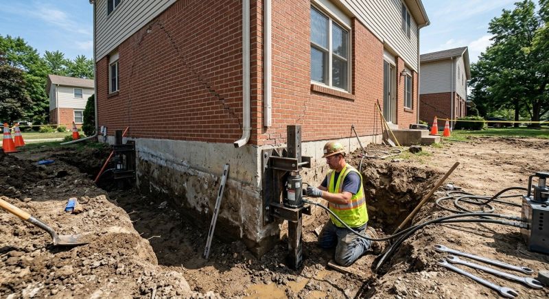 Sinking Foundation Repair in Berwick, ME