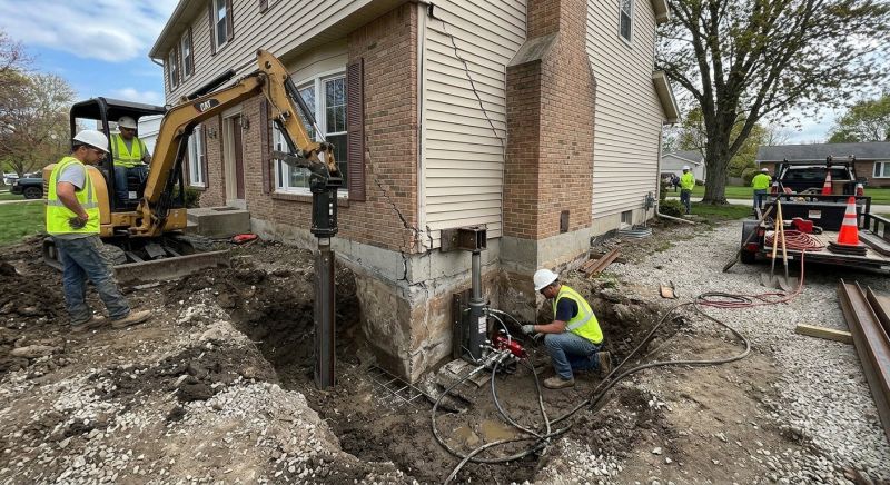 Sinking Foundation Repair in Wells, ME