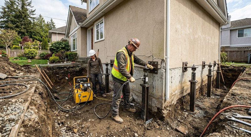 Sinking Foundation Repair in York, ME