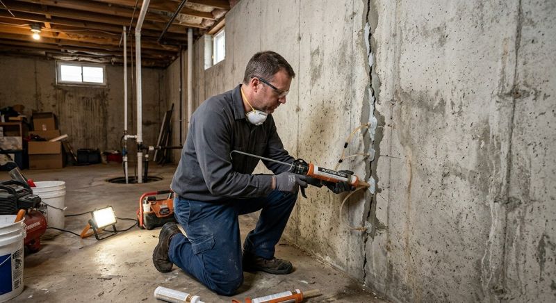 Structural Crack Repair in Dover, NH