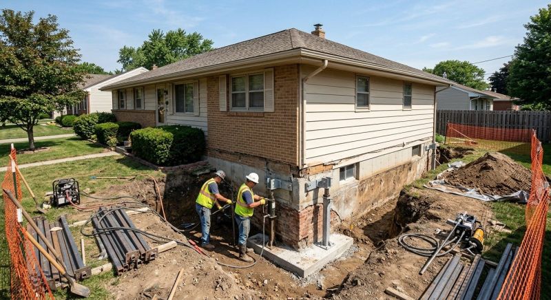 Structural Foundation Repair in Center Barnstead, NH