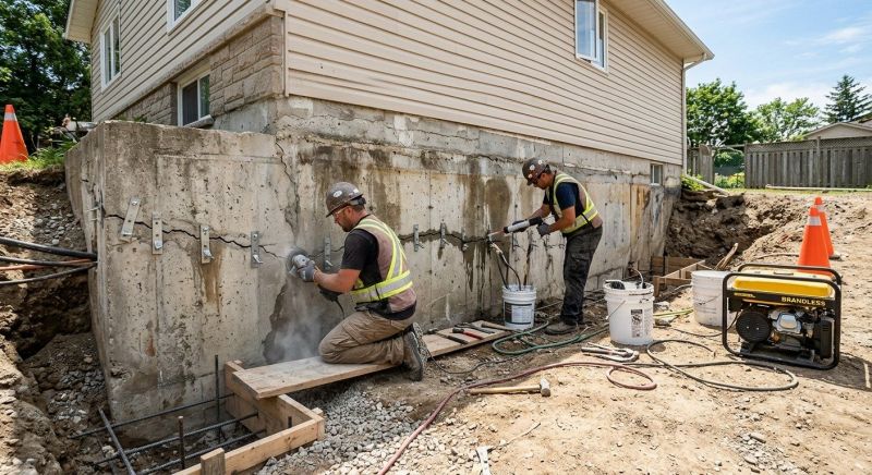 Structural Foundation Repair in Wells, ME