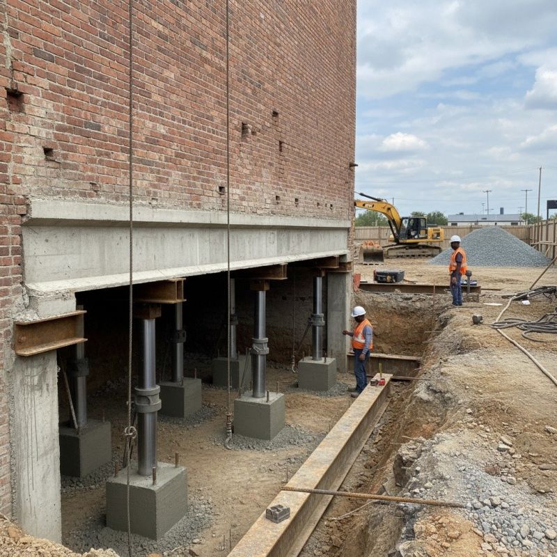 Structural Underpinning in Dover, NH